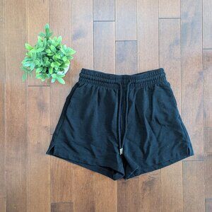 4/$25 H&M BASIC BLACK SWEATSHORTS